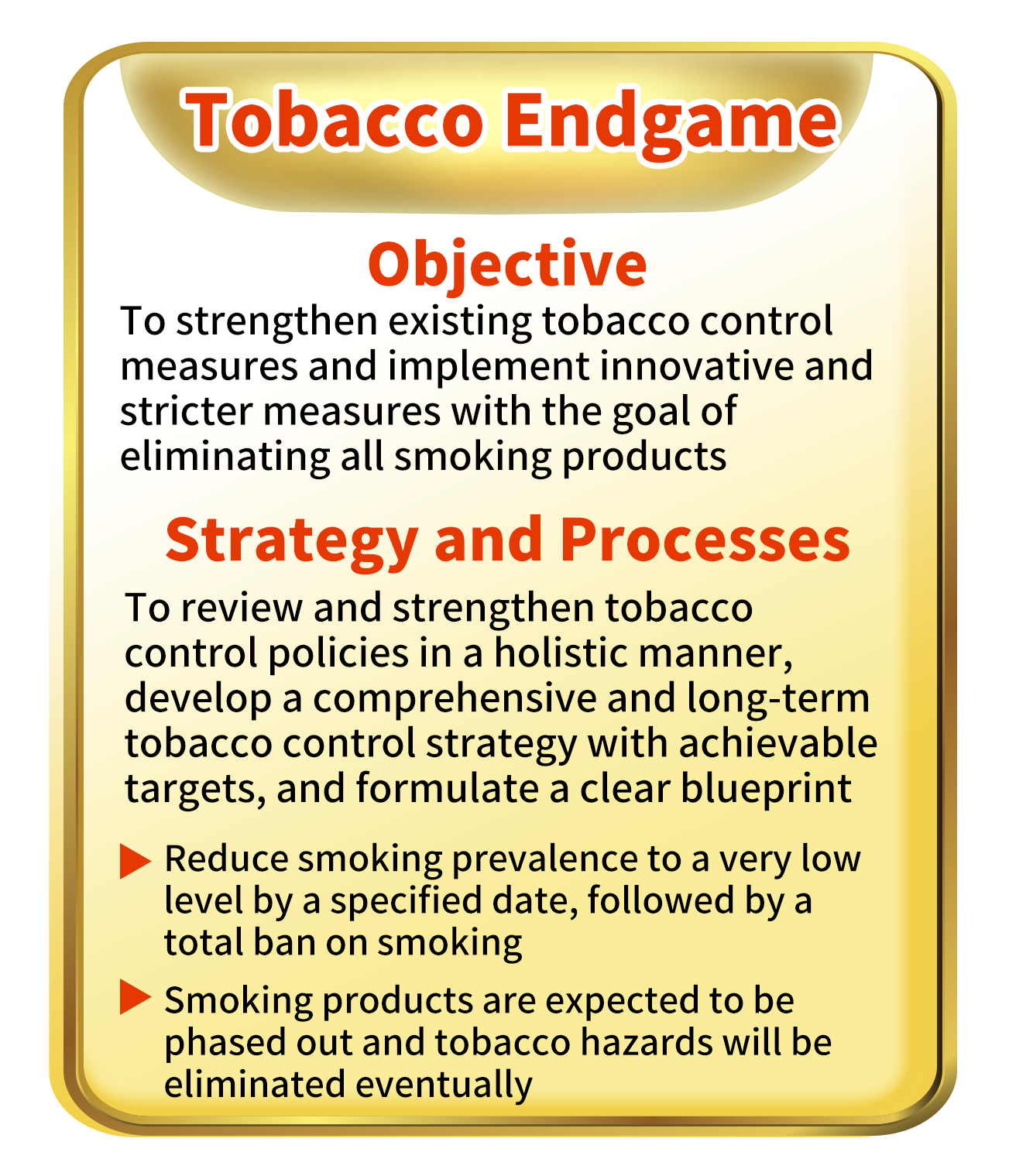 Tobacco Endgame Zero Hazard Smoke free Generation COSH